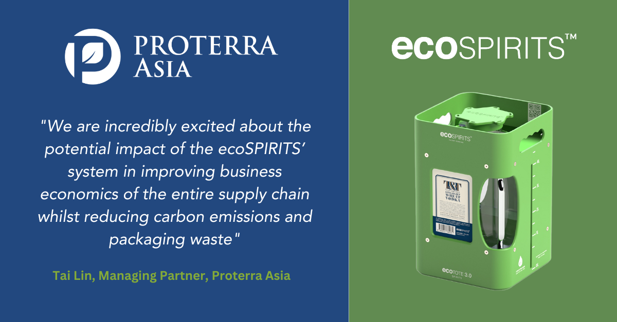 Proterra Asia invests in ecoSPIRITS Series A