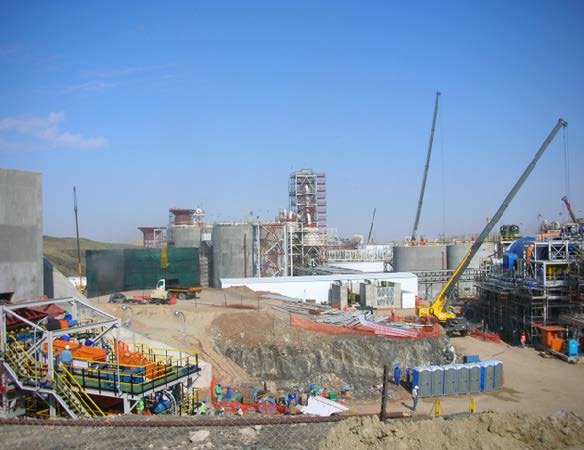 Langer Heinrich Stage 3 construction circa 2011 (about a month prior to Fukushima) – uranium was looking up